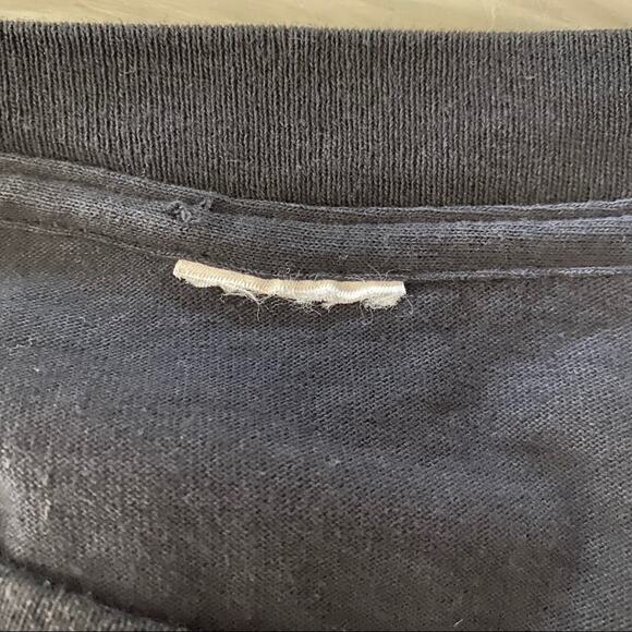 Vintage Bobby G Flying Eagle T-shirt 1990 No Size Tag Approx Men's XL Black - Picture 3 of 8